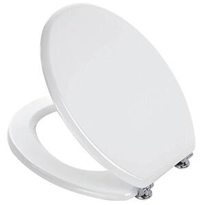 Copriwater Universale Copri WC in Legno MDF Bianco