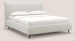 EROS letto imbottito in piuma con vano contenitore in pregiato e fresc