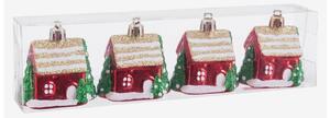 Decorazioni per albero di natale in set 4 pz 6 cm House – Casa Selección