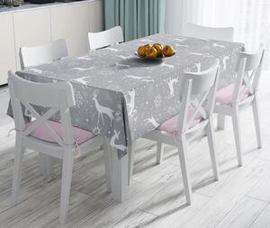 Tovaglia natalizia in misto cotone Winter Wonderland, 140 x 180 cm Snowflakes - Minimalist Cushion Covers