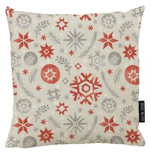 Cuscino natalizio con fodera in cotone, 45 x 45 cm Snowflake Frost - Butter Kings