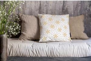 Cuscino decorativo con motivo natalizio 45x45 cm Golden Snowflakes - Butter Kings