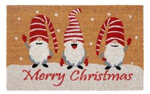 Zerbino in fibre di cocco a tema Natale 40x70 cm Christmas Gnomes – Hanse Home