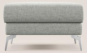 Star Pouf con piedini alti in tessuto impermeabile fiammato T03 grigio