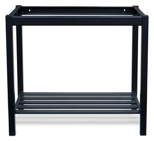 Struttura di Supporto per Lavello 76,5x38,5x67 cm in Ferro Zincato Nero