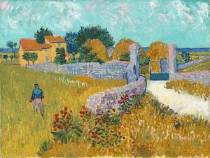 Riproduzione Farmouse in Provence 1888, Vincent van Gogh