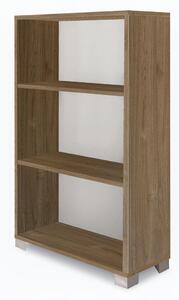 Libreria a Giorno 3 Ripiani 70x29x118 cm Noce Stelvio