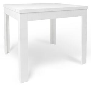 Tavolo Allungabile 90/180x90x75 cm Ossido Bianco e Ossido Bianco