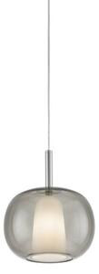 Lampadario moderno perenz illumina rain 8249+6747 cl e27 led vetro metallo - Perenz