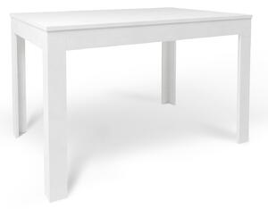 Tavolo Allungabile 120/170x80x75 cm Ossido Bianco e Ossido Bianco