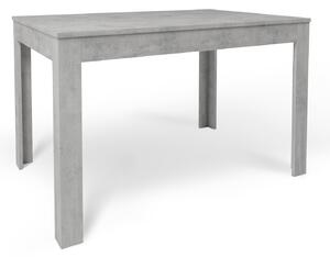 Tavolo Allungabile 120/170x80x75 cm Cemento e Cemento