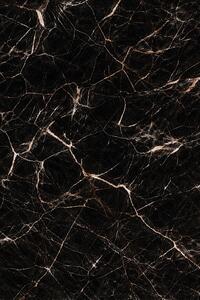 Set 6 Pannelli Decorativi Area 4,3 mq 120x60 cm Rivestimento Murale Effetto Marmo in PVC Nero