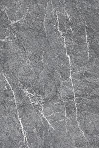 Set 6 Pannelli Decorativi Area 4,3 mq 120x60 cm Rivestimento Murale Effetto Marmo in PVC Grigio