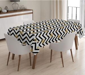 Tovaglia natalizia in misto cotone, 140 x 180 cm Happy New Year - Minimalist Cushion Covers