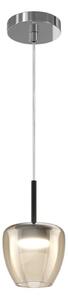 Lampadario moderno top light kylie 1236 p + r10t1 cr gx53 led metallo vetro pirex - Top Light