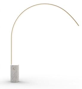 Piantana moderna top light very 1239 b1ld led cct dimmerabile 3 step metallo marmo - Top Light