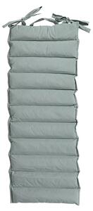 Cuscino Outdoor Imbottito Idrorepellente per Lettino da Esterno 60x180 cm in Poliestere e Policotone Verde Salvia