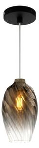 Lampadario moderno top light tide 1242 sigma + r10t1 ne e27 led metallo vetro pirex - Top Light