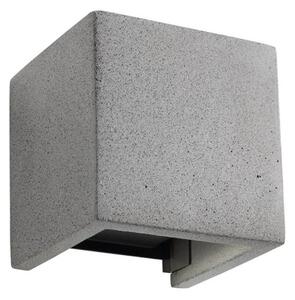 Applique led redo group petra 91148 91149 91150 ip65 biemissione cemento - Redo Group