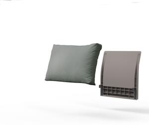 Kit Schienale Keter Elements 60x17x57 cm Effetto Vimini Ashwood e Cappuccino
