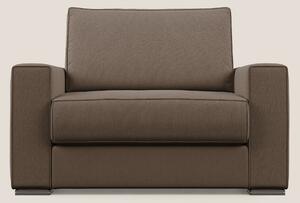 Dream poltrona letto in tessuto smacchiabile T05 marrone