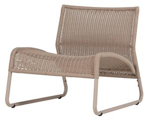 Poltrona da esterno beige in rattan artificiale West – WOOOD