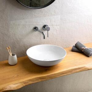 Kamalu lavabo bagno da appoggio bacinella in ceramica | klit-4150