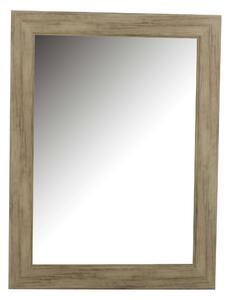 Specchio in legno noce rettangolare cm 64x84