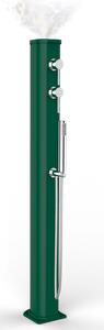 Doccia Solare da Esterno con Nebulizzatore Miscelatore e Doccetta Mobile Arkema Jolly Go Verde