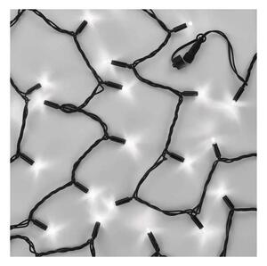 Catena interconnettibile 50xLED/5m IP44 bianco freddo nero