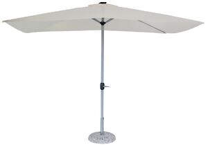Ombrellone da Giardino 3x3 m Palo Ø48 mm in Metallo Morel Bianco
