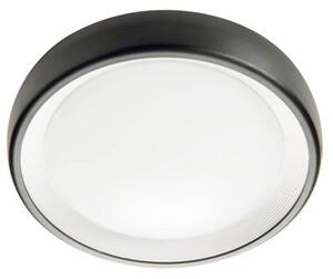 Lampada Plafoniera 13W a Led Smd Tonda Media Colore Grigio Grafite per Esterno Linea Loft Sovil