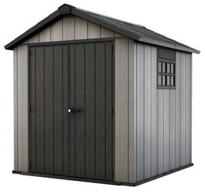 Casetta da Giardino Porta Attrezzi 229x223,5x242 cmin Duotech Keter Oakland 757 Grigia