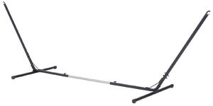 Supporto Struttura Portante per Amaca Regolabile Max 150 Kg Nero 308-380x108x120 cm