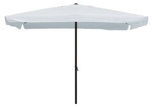 Ombrellone Rettangolare da Giardino 2x3 m Palo Ø48 mm Struttura in Acciaio Esterno Bianco