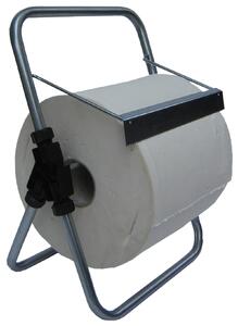 Porta Rotolo a Cavalletto da Banco per Carta Asciugamani Multiuso 30 cm in Acciaio 8055E Agrati