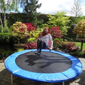 Costway Tappetino per saltare sostitutivo 323cm con 72 ganci metallici, Tappetino per trampolino in PP ad alta elasticità