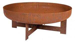 Braciere da Giardino Ø70x26h cm Efesto Ruggine