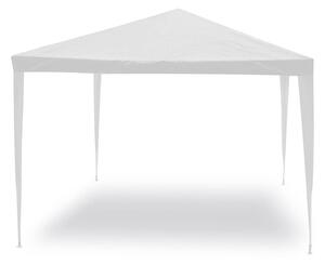 Gazebo Struttura in Acciaio Tessuto Bianco 3x4 metri