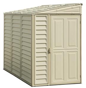 Casetta da Giardino Porta Attrezzi 122x240x188 cm in PVC Avorio