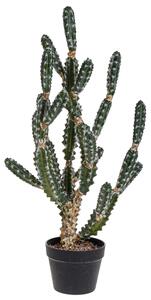 Cactus Euphorbia Artificiale con Vaso Altezza 84 cm