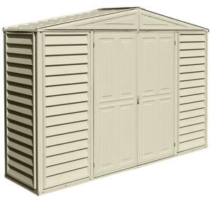 Casetta da Giardino Porta Attrezzi 320x81x233 cm in PVC Avorio