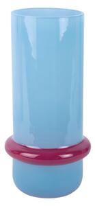 Vaso azzurro in vetro (altezza totale 28 cm) Animado Anillo – PT LIVING