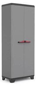 Armadio da Esterno 3 Ripiani 68x39x173H cm in Plastica Keter Stilo Alto Grigio