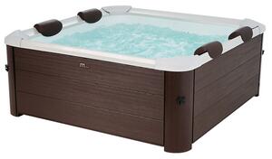 Vasca Idromassaggio da Esterno Spa Riscaldata 160x160x65 cm 6 Posti Wi-Fi Tribeca Smart
