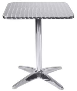 Tavolo a Colonna 70x70x70 h cm in Alluminio Grigio