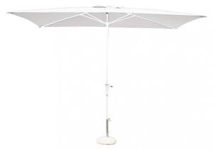 Ombrellone da Giardino 2x3 m Palo Ø48 mm Poly Eco in Acciaio Bianco