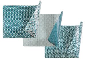 Set 6 Tovagliette Double Face 45x30 cm VdE Tivoli 1996 Bali Leaf
