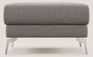 Star Pouf con piedini alti in tessuto impermeabile fiammato T03 talpa