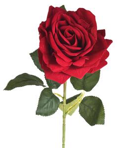 Set 8 Rose Artificiali in Velluto Altezza 75 cm Rosso